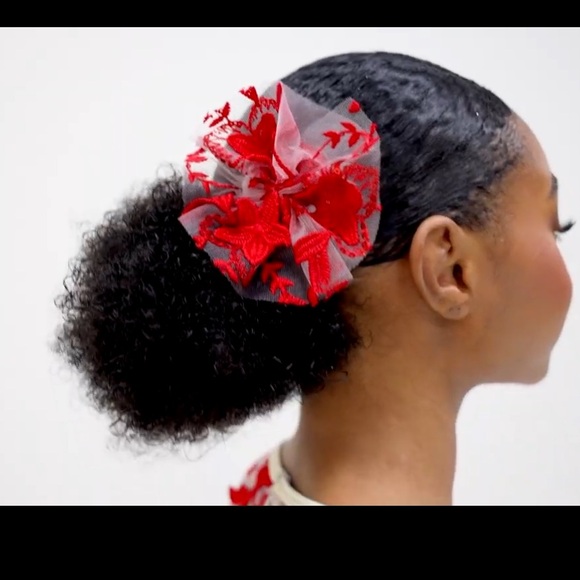 Girls Women's Dance Ballet Pointe Tutu Dress Costume Red Floral Revolution AS - Picture 4 of 4